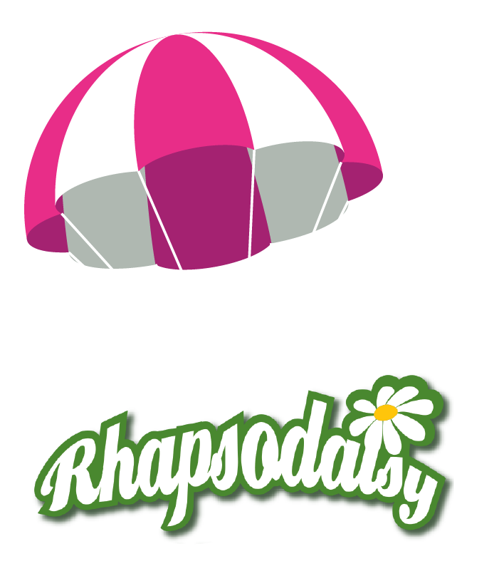 logo and parachute